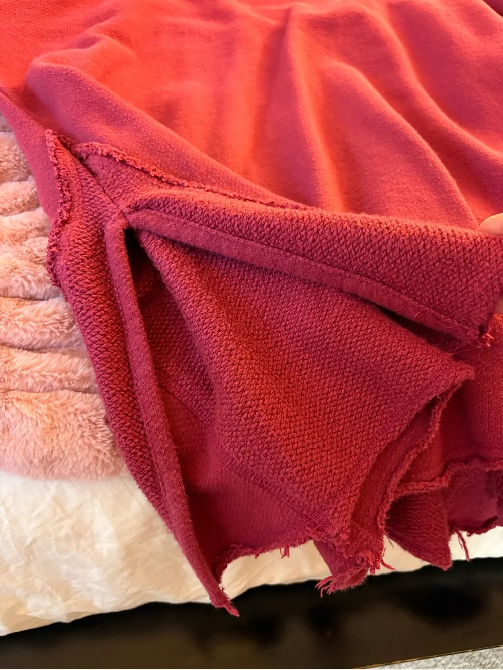 Free People Maroon Turtleneck Pullover Sweater